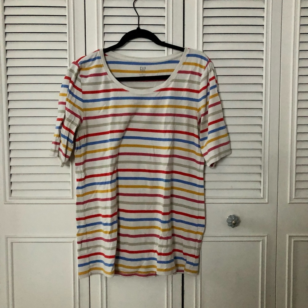 Gap Maternity Shirt in Stripe